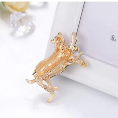 Fashion Trendy Animals Leopard Brooches for Girls Stylish Glamorous Dainty Charms Pins Jewelry for Women Ladies Accessories