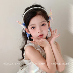 Cute Luxurious Lustrous Imitation Pearl Head Band for Baby Girls Sweet Hair Bands for Kids Children Teens Hair Accessories