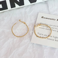 Women Simple Hot Sale Large Hoop Earring Fashion Elegant Dainty Trendy Latest Affordable Bulk Jewelry Accessories for Holiday