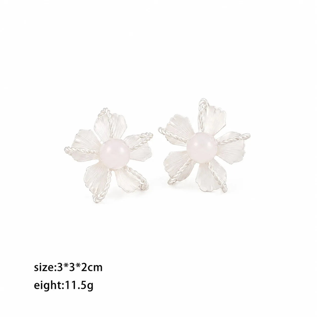 Fashion Trendy Bold Flower Vintage Stud Earrings for Girls Sweet Jewelry for Women Ladies Wholesale China Manufacturer Bulk