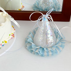 Girly Blue Glitter Lightweight Bowknot Alligator Clips Fashion Elegant Chic in Stock Hairpins Accessories for Children Birthday