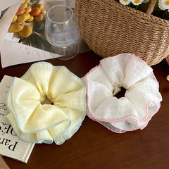 Kids Multiple Layer Simple Ponytail Holder Scrunchies Chic Fashion Elegant Wholesale in Stock Hair Ties Accessories for Children