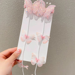 Sweet Cute Butterfly Fashion Hair Clips for Baby Girls Trendy Princess Alligator for Kids Children Hair Accessories in Stock