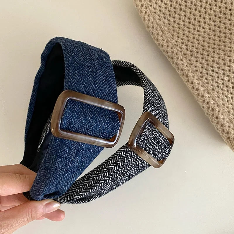 Trendy Elegant Sweet Wide Head Band for Girls Graceful French Style Hair Band for Women Ladies Hair Accessories in Stock Chic