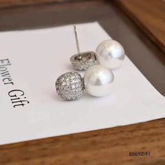 Fashion Sweet Simple Classic Imitation Pearl Drop Earrings for Girls  Elegant Art Deco Glamorous Jewelry for Women Accessories