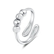 The opening is adjustable. / Silver