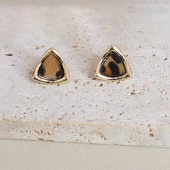 Fashion Classic Leopard Trendy Stud Earrings for Girls Stylish Art Deco Refined Jewelry for Women Ladies Accessories Wholesale