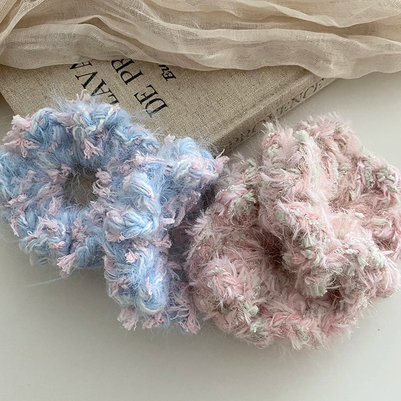 Fashion Trendy Stylish Minimalistic Scrunchies for Girls Sweet Elegant Hair Ties for Women Ladies Hair Accessories in Stock