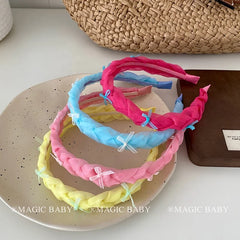 Cute Sweet Solid Candy Color Head Band for Baby Girls Kawaii Fashion Hair Bands for Children Kids Hair Accessories in Stock