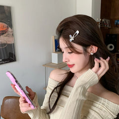 Simple Glitter Sparkle Butterfly Fashion Hair Clips for Women Elegant Sweet Luxurious Alligator for Women Lady Hair Accessories