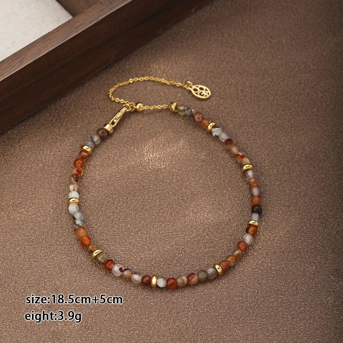 Fashion Copper 18K Gold Plated Beads Bracelets for Girls Elegant Sweet Jewelry for Women Ladies Wholesale Bulk Manufacturer