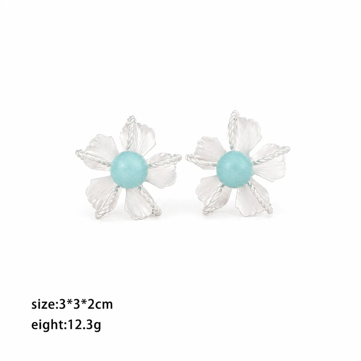 Fashion Trendy Bold Flower Vintage Stud Earrings for Girls Sweet Jewelry for Women Ladies Wholesale China Manufacturer Bulk
