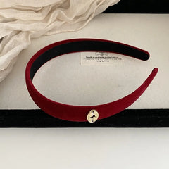 Fashion Solid Color Elegant Luxury Hair Band for Girls Sweet Graceful Stylish Head Band for Women Ladies Hair Accessories