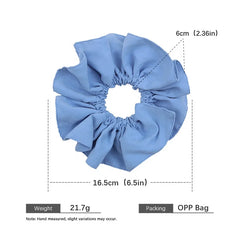 Fashion Solid Color High Elastic Scrunchies for Girls Cute Sweet Chic Simple Hair Ties for Women Ladies Hair Accessories Stylish
