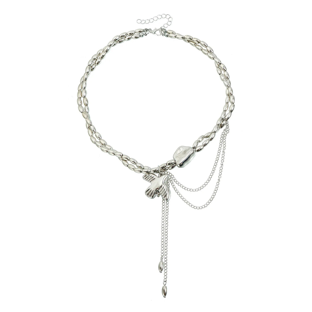 Fashion Bird Chain Animals Dainty Necklaces for Girls Elegant Glamorous Jewelry for Women Ladies Accessories Chinese Supplier