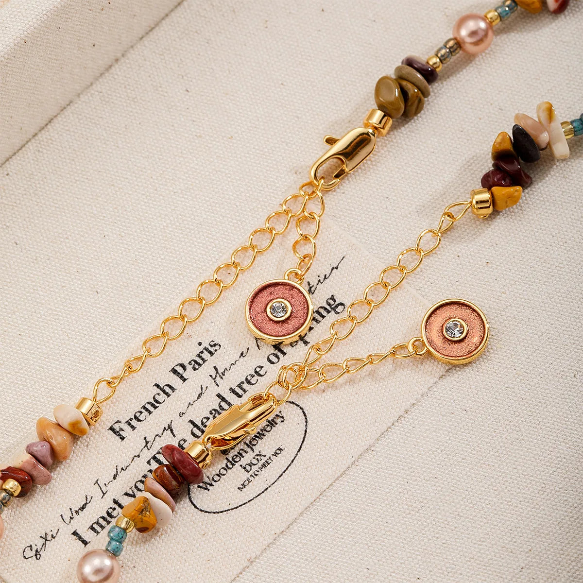 Female Freshwater Pearl 18k Gold-plated Stone Butterfly Necklace Charms Dainty Glamorous Factory Price in Stock  Party Jewelry