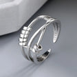 The opening is adjustable. / Style 02- Silver