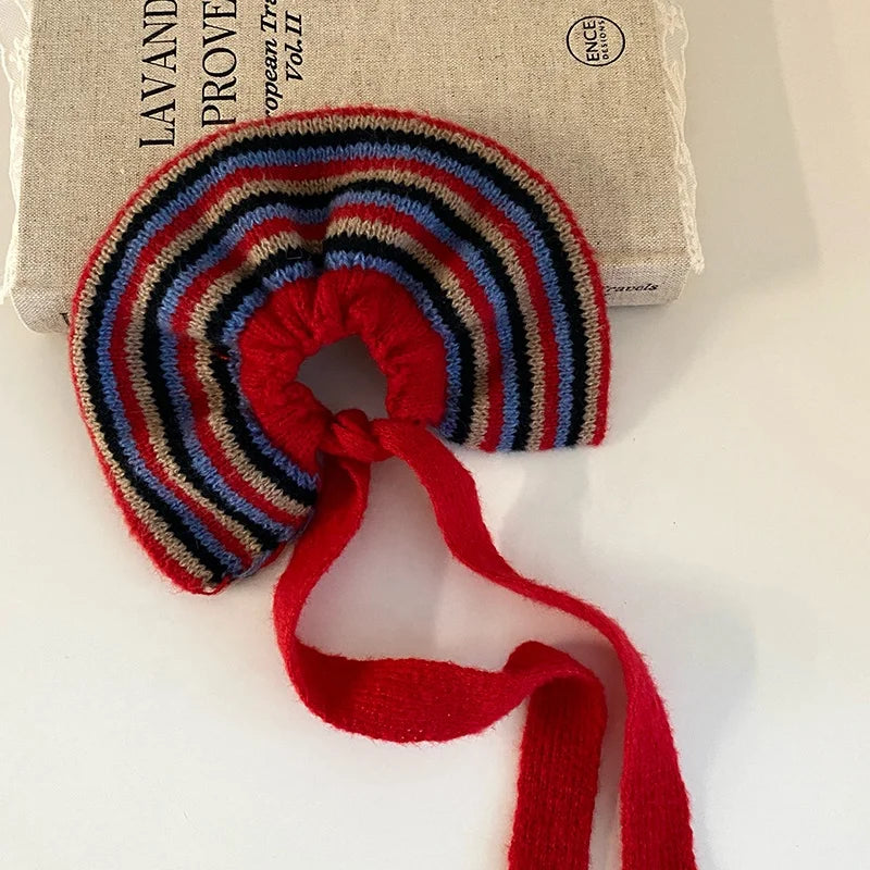 Fashion Simple Chinese Style Scrunchies for Baby Girls Cute Sweet Elegant Hair Ties for Kids Children Hair Accessories in Stock