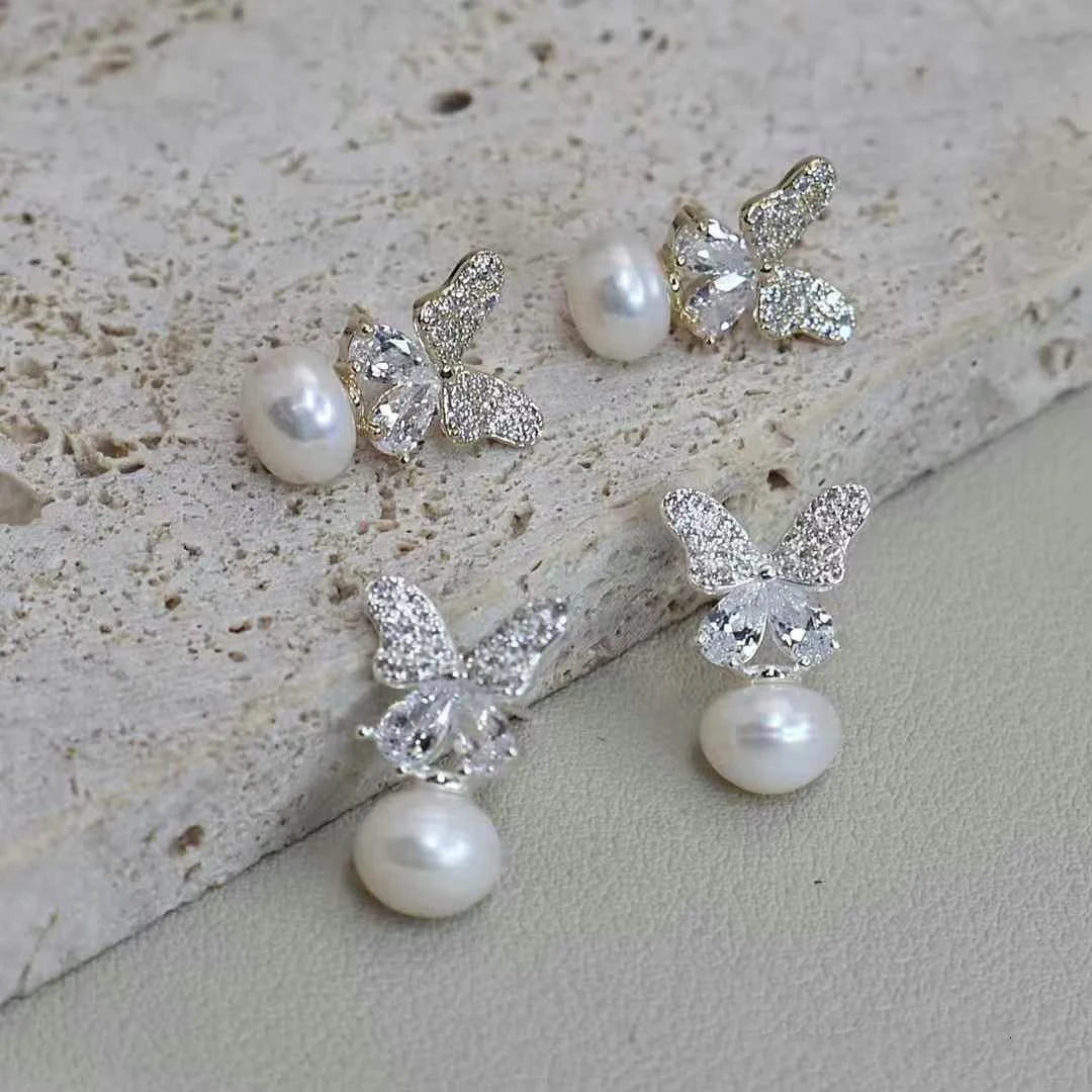 Elegant Fashion Luxury Sweet Imitation Pearl Drop Earrings for Girls Glamorous Art Deco Jewelry for Women Ladies Accessories