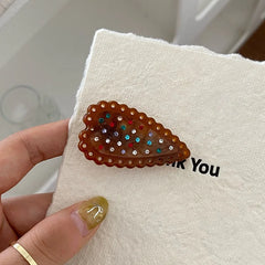 Sweet Cute Heart Shaped Hair Clips for Girls Dot Graceful Elegant Allifgators for Women Ladies Hair Accessories Trendy Stylish