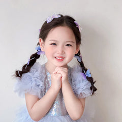 Sweet Cute Butterfly Fashion Hair Clips for Baby Girls Trendy Princess Alligator for Kids Children Hair Accessories in Stock