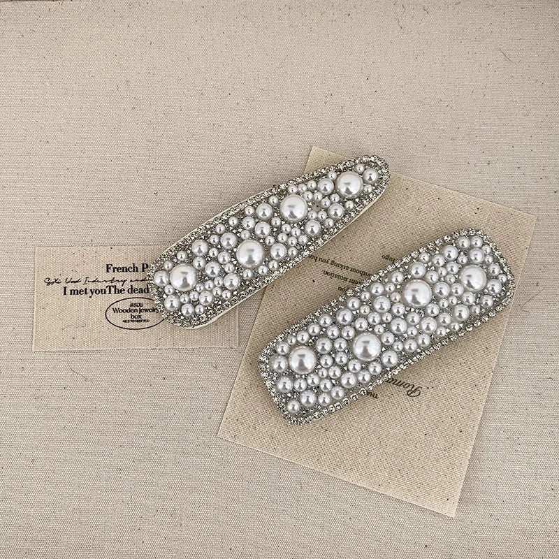 Luxurious Glitter Elegant Chic Hair Clips for Girls Stylish Sweet Snap Clips for Women Ladies Hair Accessories Chinese Supplier
