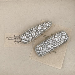 Luxurious Glitter Elegant Chic Hair Clips for Girls Stylish Sweet Snap Clips for Women Ladies Hair Accessories Chinese Supplier