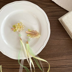 Elegant Vintage Tassels Hair Clips for Baby Girls Cute Sweet Fashion Chinese Style Alligators for Kids Hair Accessories Chic