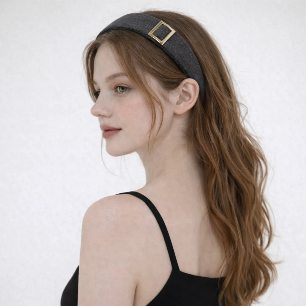 Fashion Solid Color Trendy Simple Wide Head Band for Girls Elegant Stylish Hair Band for Women Ladies Hair Accessories Chic