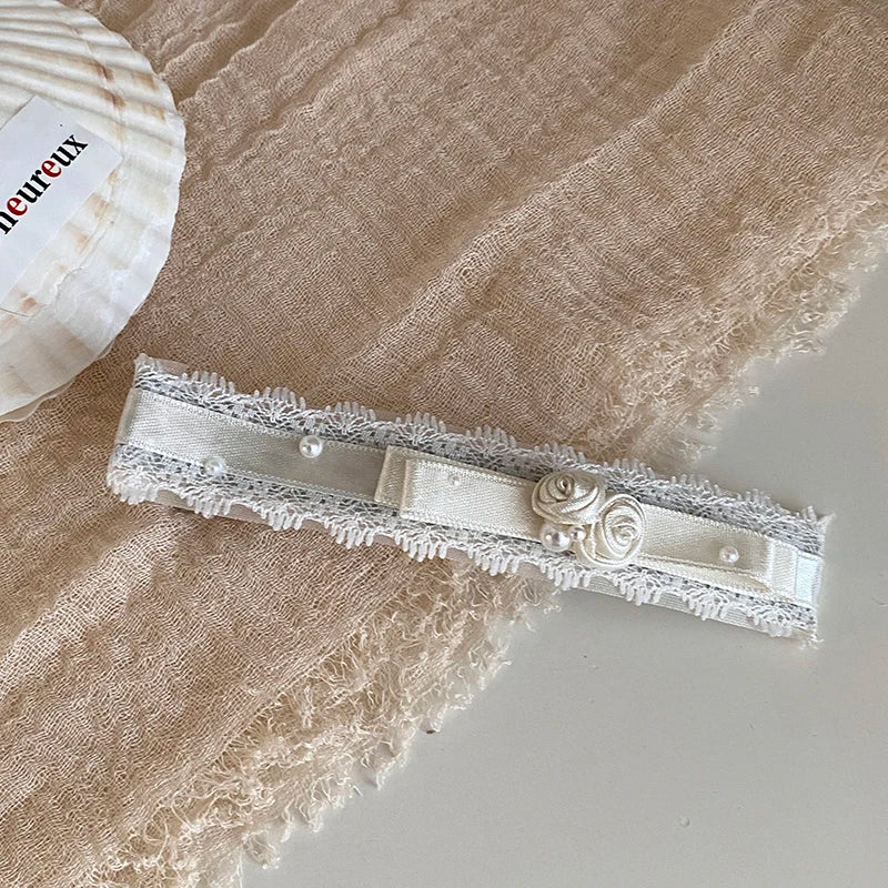 Women Blue White Print alligator Clips Fashion Elegant Simple Lightweight in Store Hairpins Accessories for Female Causal Daily