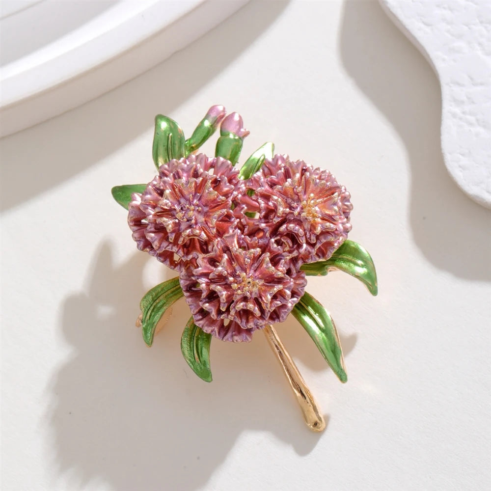 Fashion Flowers Sweet Elegant Brooches for Girls Elegant Floral Charms Pins Jewelry for Women Ladies Accessories Wholesale