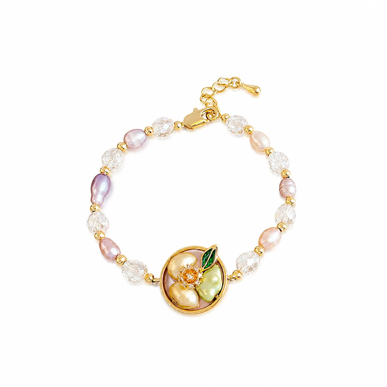 Fashion Turquoise Baroque Pearl Natural Stone Freshwater Pearl Bracelets for Girls Vintage Jewelry for Women Ladies Wholesale