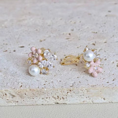 Fashion Vintage Chinese Style Animals Cat Clip on Earrings for Girls Sweet Jewelry for Women Ladies Accessories Wholesale