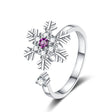 The opening is adjustable. / Purple