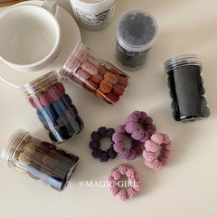 Brand New Simple Solid Color High Elastic Scunchies for Girls Stylish Sporty Style Hair Ties for Women Ladies Hair Accessories