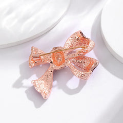 Fashion Bowknot Sweet Glitter Sparking Brooches for Girls Elegant Luxury Classic Pins Jewelry for Women Ladies Accessories