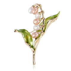 Fashionable Flower Sweet Elegant Trendy Brooches for Girls Glamorous Charms Pins Jewelry for Women Ladies Accessories Hot Sale