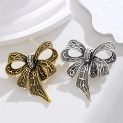 Fashionable Dainty Glamorous Bowknot Brooches for Girls Sweet Elegant Charms Pins Jewelry for Women Ladies Accessories Wholesale