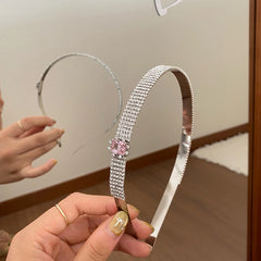 Fashion Sweet Glitter Sparkle Head Bands for Girls Princess Style Minimalistic Chic Hair Bands for Women Ladies Hair Accessories