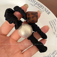 Classic High Elastic Elegant Simple Scunchies for Girls Fashion Minimalistic Stylish Hair Ties for Women Ladies Hair Accessories