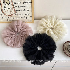 French Style Elegant Skirt-shaped Scrunchies for Girls Oversized Summer Fairy Style Hair Ties Adorable Women's Hair Accessories