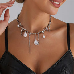 Fashion Glamorous Trendy Stylish Necklaces for Girls Dainty Charms Refines Jewelry for Women Ladies Female Accessories Wholesale