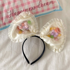 Large Oversize Exaggerated Bowknot Head Band for Girls Princess Style Cute Sweet Hair Band for Women Ladies Hair Accessories