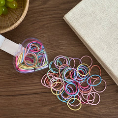 Sweet Cute Simple Minimalistic Scrunchies High Elastic Fashion Hair Ties for Kids Durable Accessory Stock