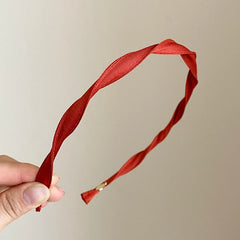 2025 Hot Sale Solid Color Thin Fashion Trendy Head Band for Girls Classic Stylish Hair Band for Women Ladies Hair Accessories