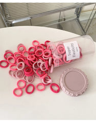Simple Solid Color Mini Scrunchies for Baby Girls High Elastic Hair Ties for Kids Children Teens Hair Accessories in Stock