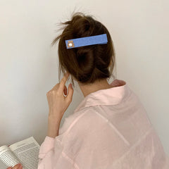 Demin Blue Solid Color Large Hair Clips for Girls Animals Bear Glitter Rhinestone Alligators for Women Ladies Hair Accessories