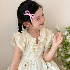 Simple Mimimalistic Fashion Bowknot Hair Clips for Baby Girls Trendy Stylish Princess Alligators for Kids Child Hair Accessories
