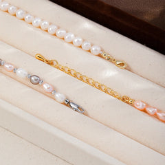 Fashion Freshwater Pearl Elegant Shell Necklaces for Girls Copper 18K Gold Jewelry for Women Ladies Wholesale Bulk Manufacturer