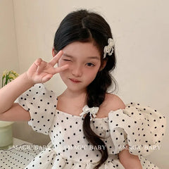 Minimalistic Bowknot Imitation Pearl Hair Clips for Baby Girls Classic Chic Alligators for Kids Children Hair Accessories